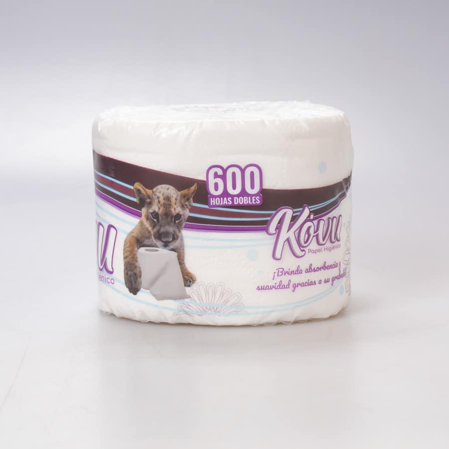 Papel Higienico 600 Hojas KOVU