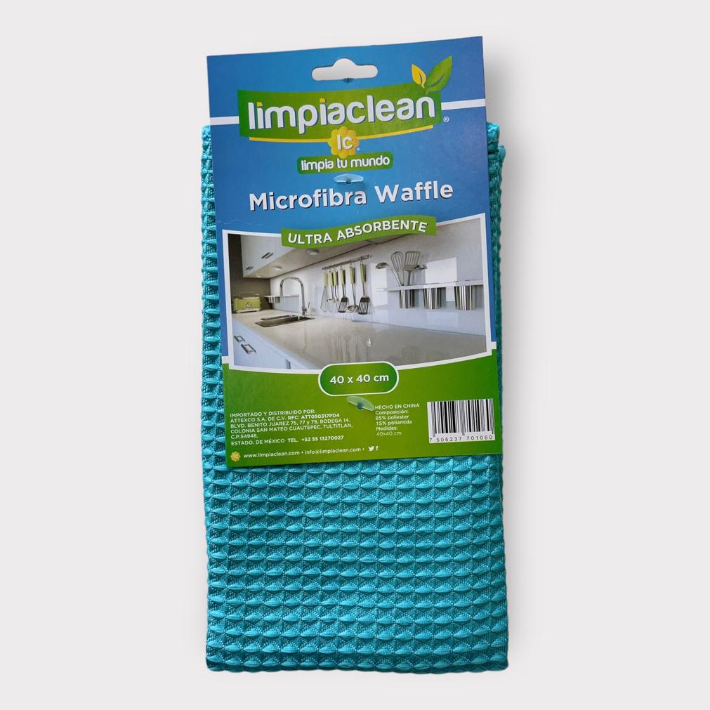 Paño Microfibra Waffle 40x40cm LIMPIACLEAN