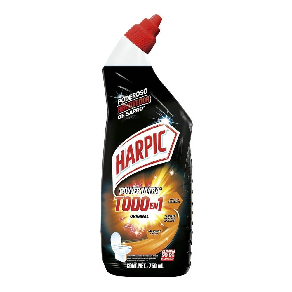 Gel Limpiador Desinfectante para Baños HARPIC Power Ultra