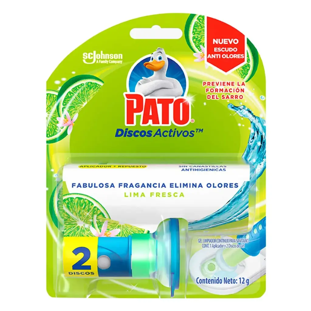 Pastilla para Sanitario Discos Activos PATO PURIFIC