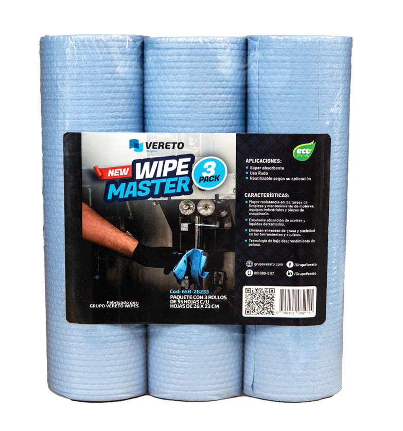 Rollo Wipe Master 3 Pack