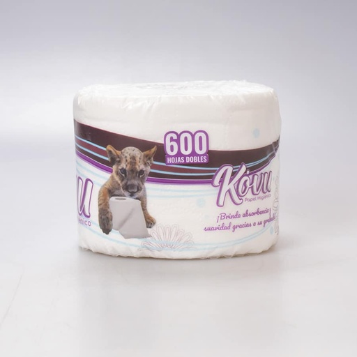 Papel Higienico 600 Hojas KOVU
