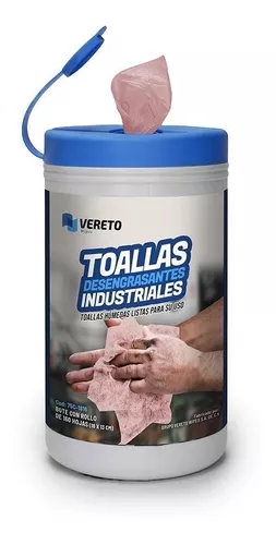 Toallitas Humedas Desengrasantes VERETO